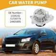 thumbnail image 2 of Bomba de agua Unique Bargains para Chevrolet Aveo 2009-2011 I4 1.6L DOHC No.1334142/71739779/24405895 con kit de junta, 2 of 6