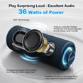 thumbnail image 2 of Altavoz Bluetooth MIATONE V5.3 36W Sonido estéreo IPX7 Azul, 2 of 8