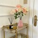 thumbnail image 5 of Yhmxh Flores artificiales de rosas e hortensias, ramo de seda con tallos, tallos de flores RFaux para bodas, fiestas, arreglos florales, decoración de mesas y centros de mesa para el hogar., 5 of 6