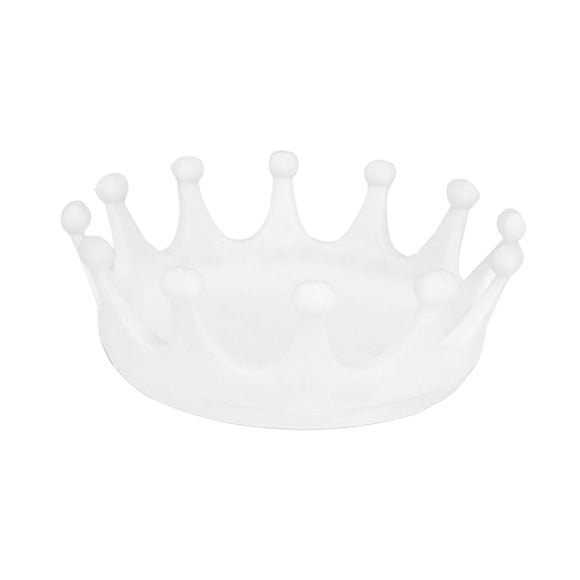 Bandeja para joyas con forma de corona, plato para baratijas, soporte decorativo multiusos para joyas, soporte para anillos, para llaves, entrada del