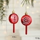 thumbnail image 3 of Adornos colgantes para árbol de Navidad, campanas pequeñas de Año Nuevo, lazos de copos de nieve de Papá Noel, bolsas de la suerte con forma de estrella y alce, adornos colgantes para árbol de Navidad, 3 of 5