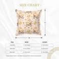 thumbnail image 4 of Bingfone Decorative Pillow Covers 20"X20" Cute Bee Gnome Couch Pillow Cases Modern Farmhouse Covers For Couch Sofa Bed, 4 of 9