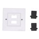 thumbnail image 2 of Acoplador de extensión de interfaz multimedia HD salida de placa de pared de video blanca de 34 x 34 pulgadas para cine en casa, 2 of 8