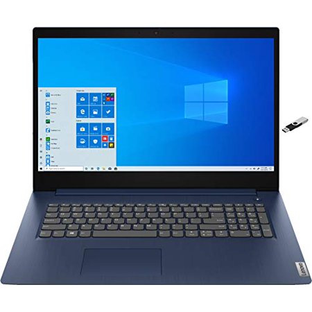 2022 Newest LENOVO IdeaPad 3 17.3" HD+ Business Laptop Intel i5-1035G1 8GB RAM DDR4 256GB M.2 SSD Intel UHD Graphics HDMI USB 3.2 Bluetooth Webcam Windows 11 Pro w/ Ontrend 32GB USB Drive
