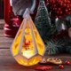 thumbnail image 1 of Uuiauoio Luminous Christmas Night Lantern, Portable Battery Operated Light for Holiday Decor, Gift and Seasonal Displays, Plastic Lantern with Pull Ring and Designs, Lantern Pendant, 1 of 6