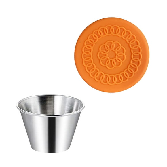 Feinib Sauce Cups Clearance! Dressing Containers Small Condiment Containers with Lids Stainless Condiment Cup Dipping Cups Container for Lunch Box Meal Prep Clearance Items