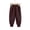 Brown, variant on Chibenne Boys Jogger Sweatpants with Pocket Corduroy Casual Pants Elastic Waist Fleece Lined Winter Warm Pants