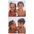 thumbnail image 2 of Personalized Photo Collage Summer Beach Towel, 2 of 4