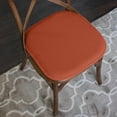 thumbnail image 3 of Sweet Home Collection Memory Foam Honeycomb Non-Slip Back 16" x 16" Chair Pad - Rust, 12 Pack, 3 of 7