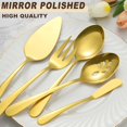 thumbnail image 3 of Gold 20P Flatware Serving Set, 3 of 7