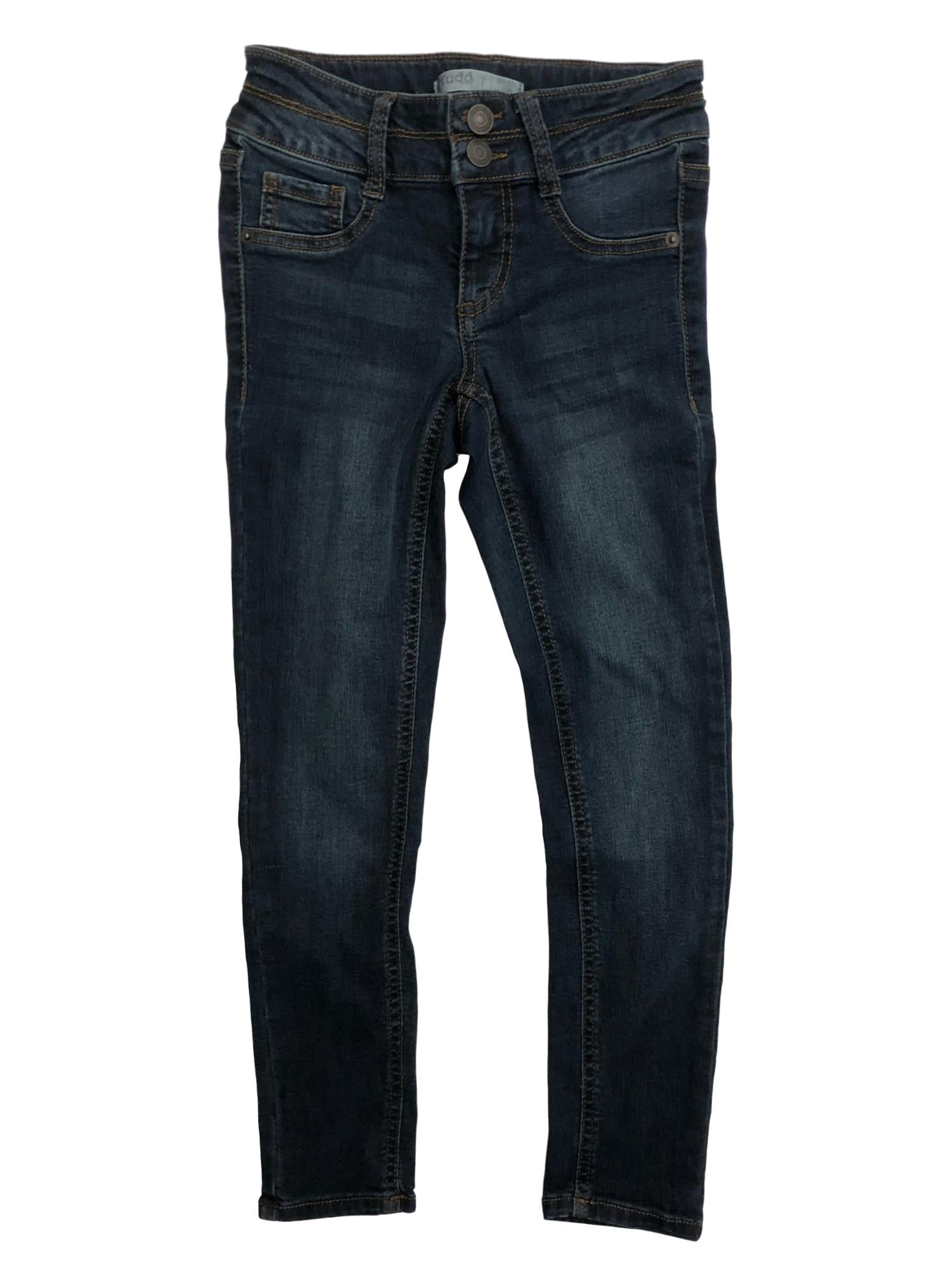 Mudd Girls Adjustable Waist Blue Denim 