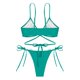 thumbnail image 4 of WILLBEST Traje de Baño Dama conjunto de Bikini de Mujer Tanga Bikini de Dos Piezas Traje de Baño Ajustable Sexy Traje de Baño con Anillo, 4 of 4