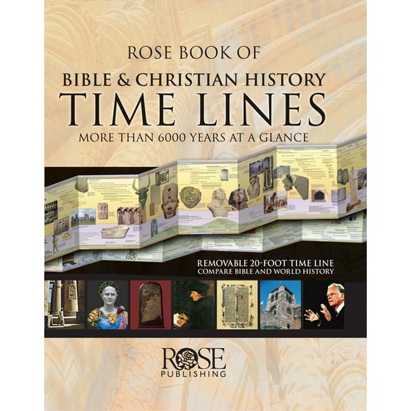 Rose Book of Bible and Christian History Time Lines: More Than 6000 Years at a Glance, (Hardcover)