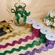 thumbnail image 4 of 1 rollo de cinta de adorno RIC Rac brillante de 25 mm (1 pulgada) metálica, 4,5 m (5 yardas) de cinta RIC Rac ondulada para coser, flecos, adorno de tela tejida, 4 of 9