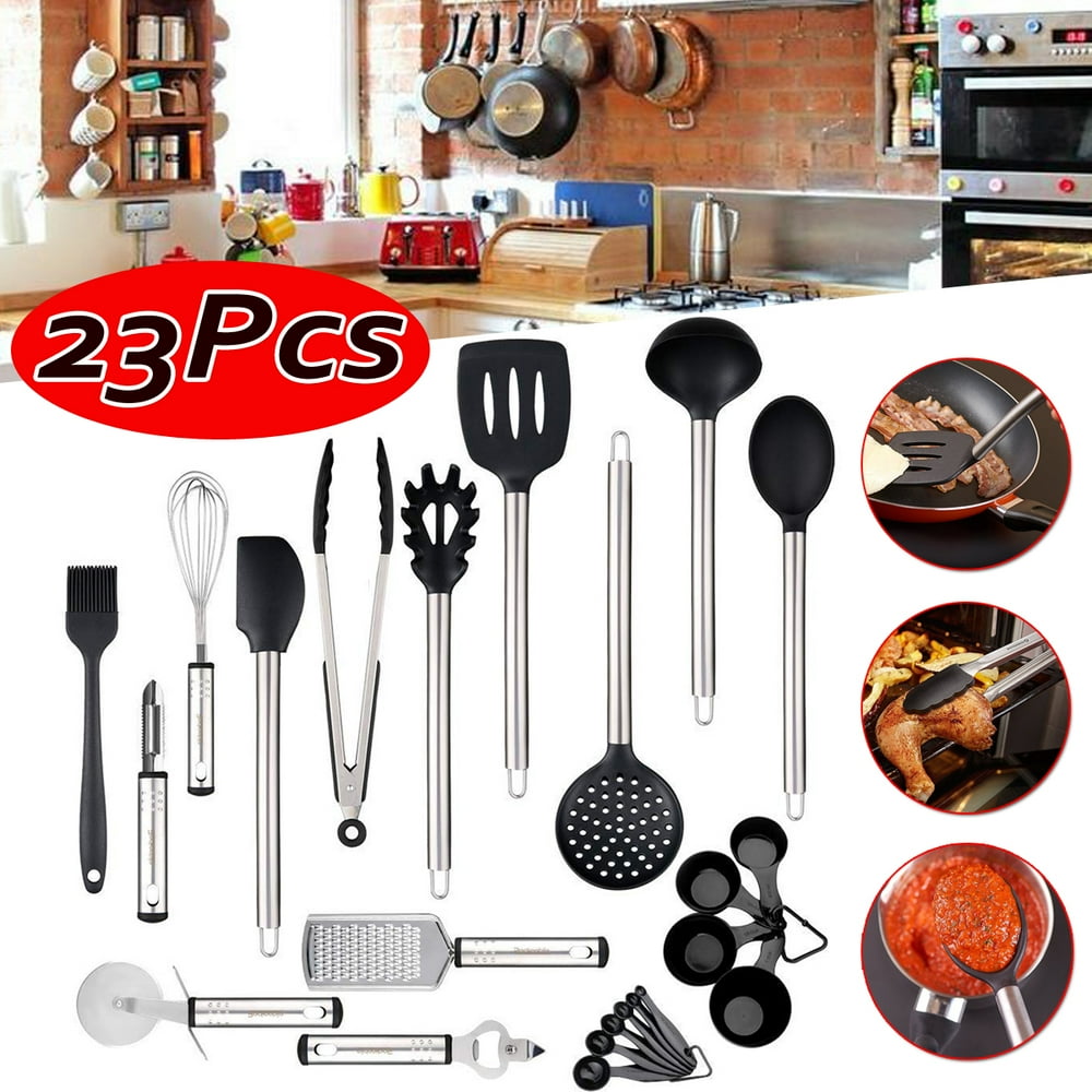 23 Pieces Cooking Utensils SetKitchen Accessories, Nylon Cookware Set