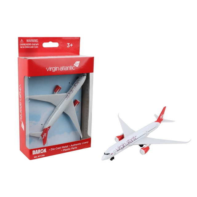 Avión de juguete Daron Virgin Atlantic Q350 de metal fundido a presión durante más de 3 años