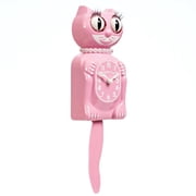 Bubblegum Pink Miss Kitty Cat Clock (3/4 Size) 12.75 Smaller Version Kit Cat Klock Made in USA