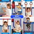 thumbnail image 2 of 55'' Toddler Trampoline for Kids, SEGMART Kids Trampoline with Enclosure Net, Indoor Outdoor Mini Small Trampoline with Water Drawing Mat, Birthday Gifts for Boys and Girls Age 3+, 220LBS Capacity, 2 of 8