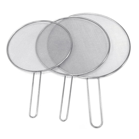 Conditiclusy Stainless Steel Splatter Screen Oil Proofing Lid Spill Proof Frying Pan Cover