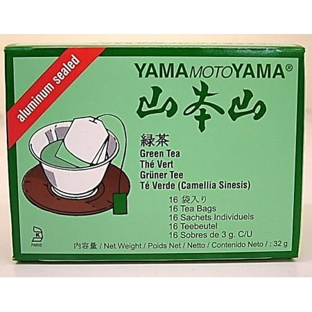 Yamamotoyama Sacs de thé vert, 16 count