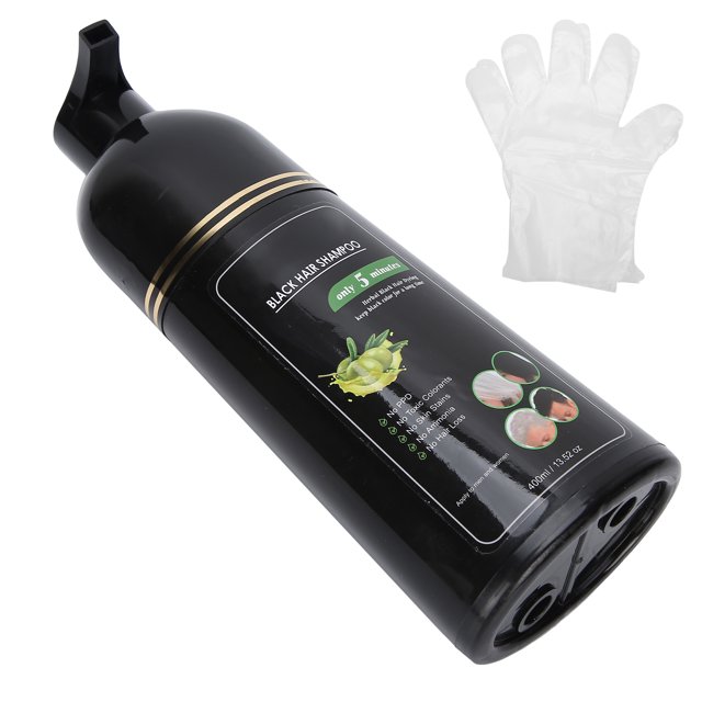 Champú Para Tinte De Cabello Negro Champú Para Teñir El Cabello Negro Champú Para Teñir El Cabello Champú Para Cabello Negro 400ml Champú Para Teñir El Cabello Negro ANGGREK Otros