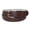 Brown, variant on CTM  Leather Dress Belt 1 1/8 Inch Silver Buckle (Women)