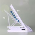 thumbnail image 3 of SHAR 6 Tier Adjustable Black Metal Folding Shelf for Kitchen, Study, Office, School Papers, 3 of 4