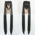 thumbnail image 6 of Unique Bargains Human Hair Wigs for Women with Wig Cap 51" Black Wigs, 6 of 6