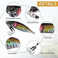 thumbnail image 2 of Fishing Jigs Saltwater Glow Lures Double Assist Hook for 3D Colors Jigging Lures Glow Offshore Speed Metal Jig Micro Butterfly Spoons with Assist Hooks for Tuna Yellowtail Kingfish, 2 of 7