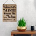 thumbnail image 3 of Zomyto Kitchen Sign Gift Farmhouse Bless the Food Before Us the Family Wooden Hanging Sign Plaque Rustic Wall Art Decor for Home Kitchen Decoration 10 x 8 Inches, 3 of 4
