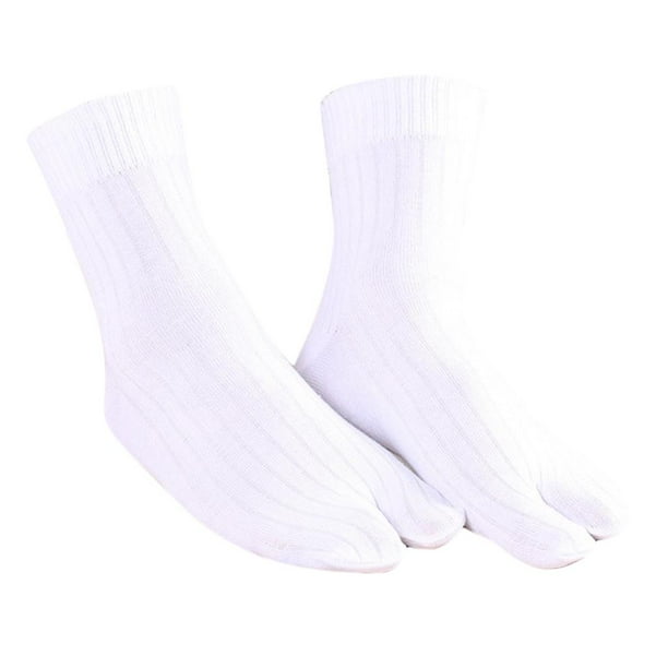 Calcetines Tabi Sunnimix Rayas Corrector de Hallux Blanco