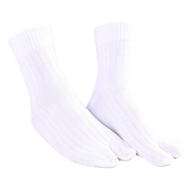 Calcetines Tabi Sunnimix Rayas Corrector de Hallux Blanco