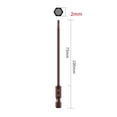 thumbnail image 1 of 100mm H1.5-H6 Alloy Steel Magnetic Hex Head Screwdriver Bits Screw Driver Tools, 1 of 5