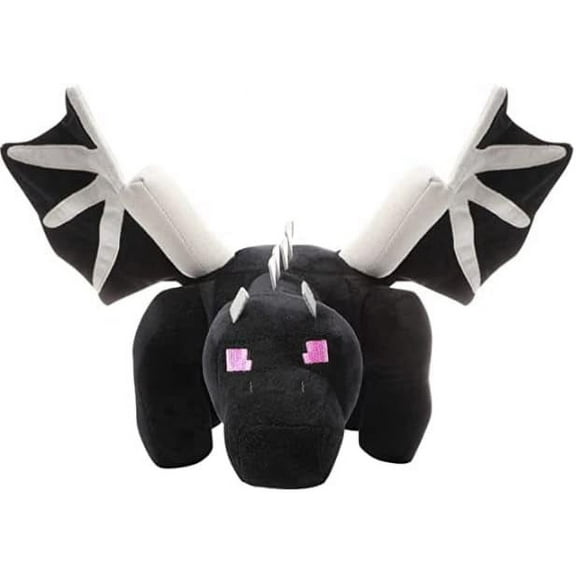 Minecraft Plush Toy Black Dragon 11.5"