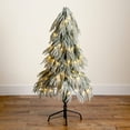 thumbnail image 3 of Nearly Natural 4ft. Flocked Down Swept Artificial Christmas Tree with 110 LED Lights, 3 of 9