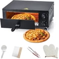 thumbnail image 1 of Ourlova Commercial Electric Pizza Oven 12 Inch 1100w Sealed Design Countertop Stainless Steel Pizza Maker With Timer For Restaurant Fast Food And Professional Indoor Cooking Equipment, 1 of 6