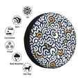 thumbnail image 6 of LNWH Abstract Blue Geometric Design Pattern Waterproof Spare Tire Cover, Universal Spare Tire Wheel Covers 17 inch, 6 of 8