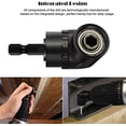 thumbnail image 3 of TFixol Flexible Drill Bit Extension & Universal Socket Wrench Tool Set, 105° Right Angle Drill Attachment, 1/4 3/8 1/2" Universal Socket Adapter Set, 3Pcs Screwdriver Bit Holder & Screwdriver Bit Kit, 3 of 7