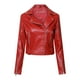 thumbnail image 1 of Chaquetas y abrigos de piel sintética de manga larga sin capucha para mujer Chaqueta de piel con capucha y manga larga con solapa lisa para mujer Abrigo de piel con capucha y manga larga Top de poliés, 1 of 3