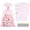 Pink Star, variant on 100Pcs 7×12 Inch Pink Star Cellophane Bags with 100 Twist Ties, Packaging for Candies, Cookies, Chocolate, Bakery, Desserts & Party Gift Wrapping