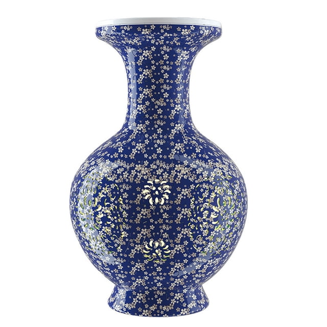 Fiudx Rompecabezas de Jarrón de Celadón, Decoración Diy para El Hogar, Diseño Cultural Chino, Contenedor Creativo para Flores, Entusiastas de Las Manualidades, Material Ecológico