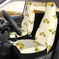 thumbnail image 4 of LNWH Car Seat Covers, Taxi Print Pattern Car Interior Seat Covers - Universal Fit Most Cars, SUV, Trucks, 2pcs Car Seat Protectors, 4 of 8