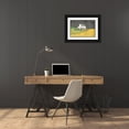 thumbnail image 3 of Mabat, Ynon 14x11 Black Ornate Wood Framed with Double Matting Museum Art Print Titled - White Barn, 3 of 4