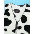 thumbnail image 5 of renvena Unisex Kids Cow Cosplay Costume Soft Flannel Vest Cow Printed Waistcoat Tops Size 2-16 Black&White 6, 5 of 7