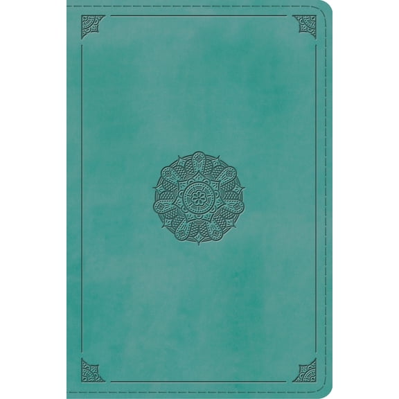 Pre-Owned ESV Study Bible, Personal Size (Trutone, Turquoise, Emblem Design) (Imitation Leather) 143356078X 9781433560781