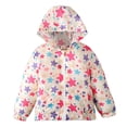thumbnail image 1 of Chaqueta impermeable con capucha y cremallera para niños y niñas, cortavientos, multicolor (18-24 meses), 1 of 8