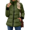 thumbnail image 6 of Bovxnpu Winter Coats for Women, Women's Lightweight Long-Sleeve Waterproof Puffer Jacket Warm Winter Clothing, 6 of 8