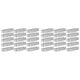thumbnail image 1 of 30 Piezas Moldes Ovalados para Tartaleta Moldes para Tarta Perforados para Hornear Anillo de Forma Redonda de Acero Inoxidable para Tarta Mousse Pies Quiche, 1 of 5