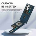 thumbnail image 5 of Dteck for Samsung Galaxy S20 Ultra Wallet Case, Shockproof Heavy Duty Flip PU Leather Ring Kickstand Card Holder Anti-Scratch Soft Protective Cover, blue, 5 of 5