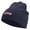 Navy, variant on Sweet Embroidered 8 Inch Knitted Short Beanie - Black OSFM